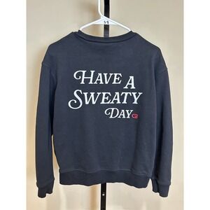 Strut This CycleBar Sweatshirt - Black Size S Have A Sweaty Day